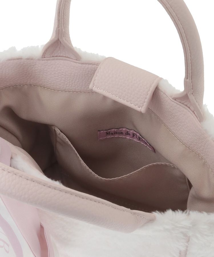 Maison de FLEUR「スカーフ付きボア2WaySトートバッグ」|トートバッグ|