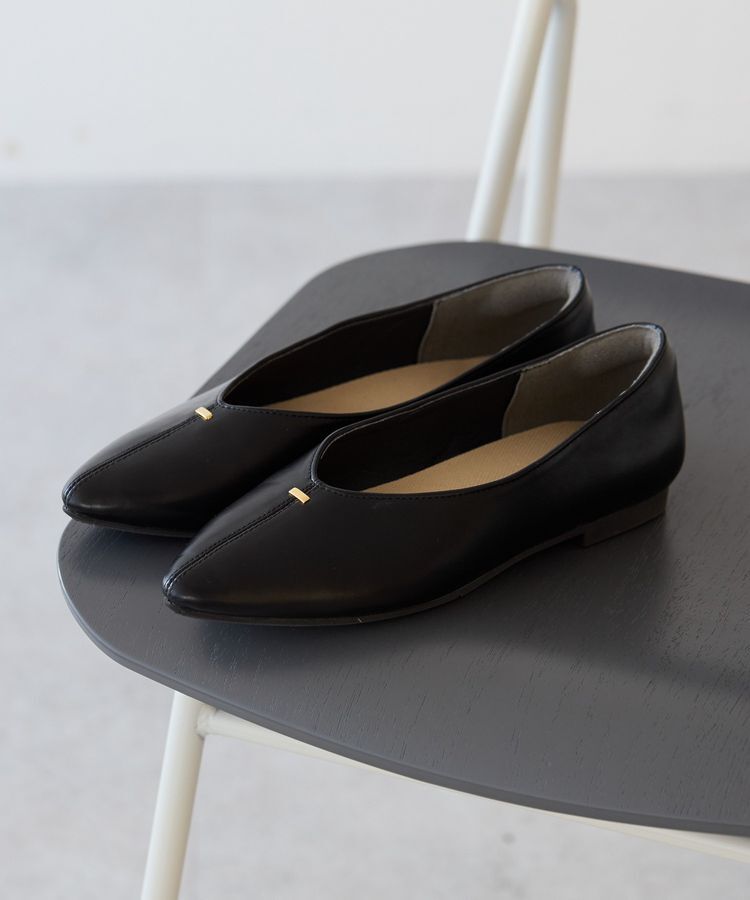 AMERICAN HOLIC「【整履き】フラットパンプス」|パンプス|Black