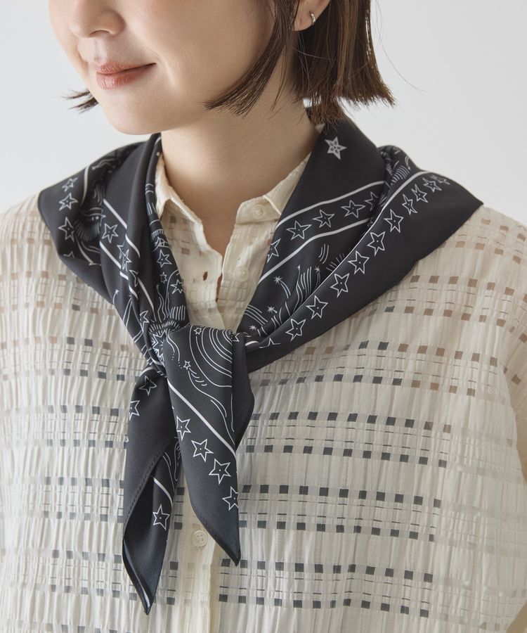 AMERICAN HOLIC「シルキーバンダナ柄スカーフ」|バンダナ・スカーフ|