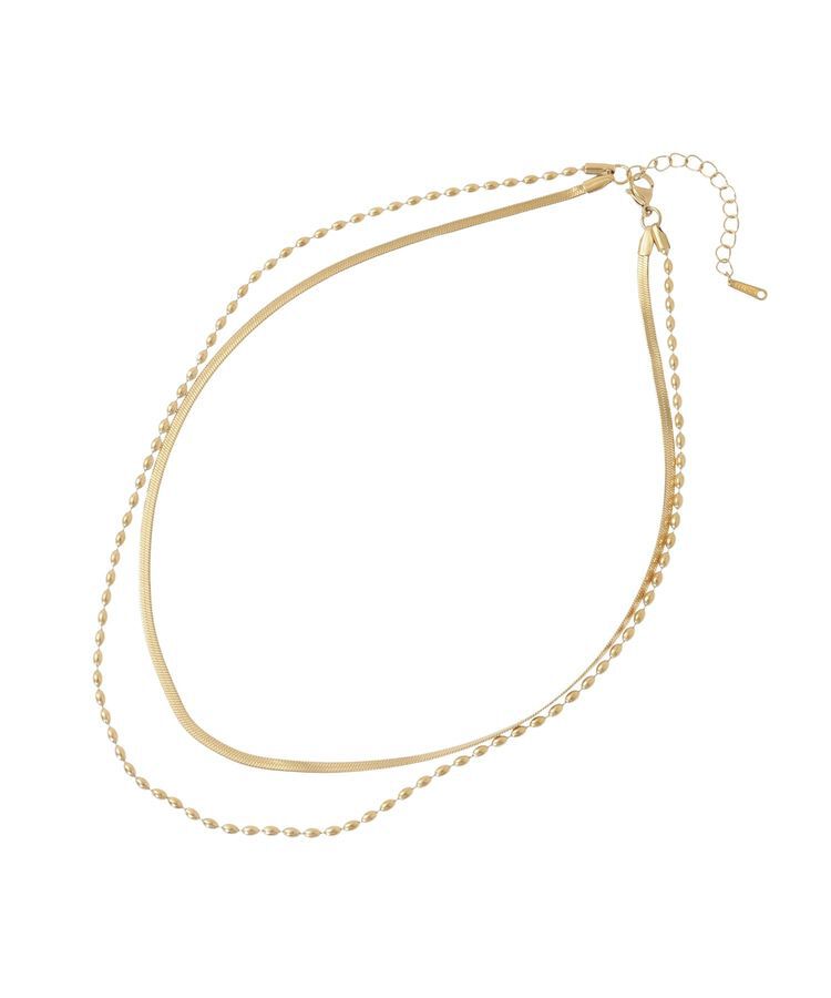 AMERICAN HOLIC「【ステンレス】スネーク2連ネックレス」|ネックレス|