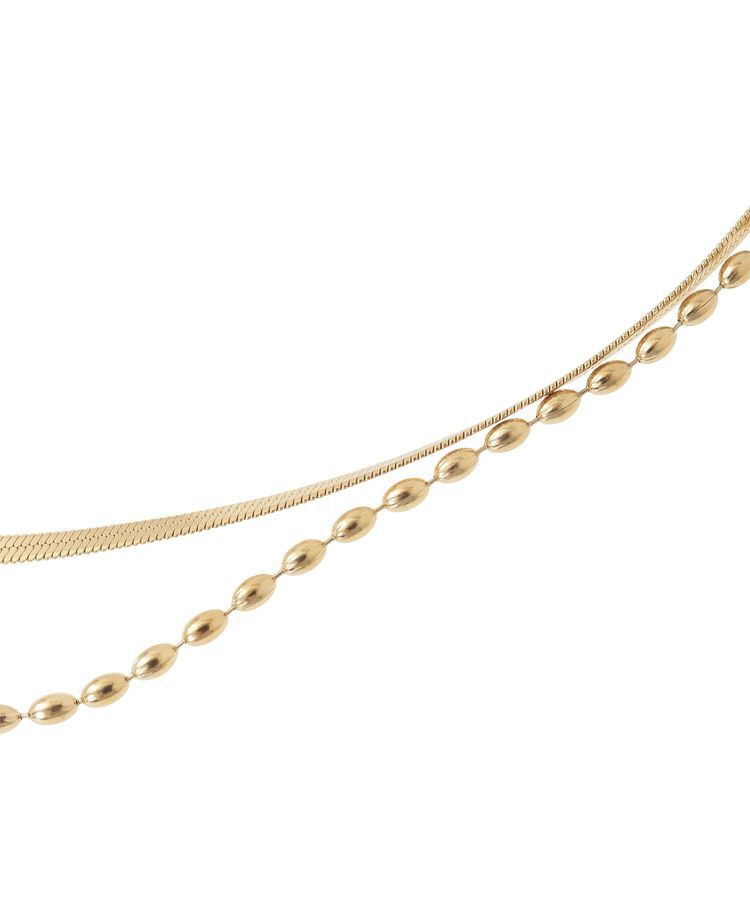 AMERICAN HOLIC「【ステンレス】スネーク2連ネックレス」|ネックレス|