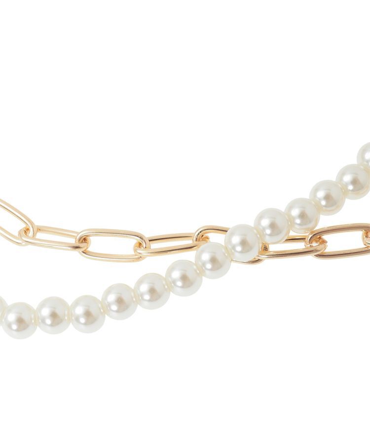 AMERICAN HOLIC「【2点SET】パール＋チェーンネックレス」|ネックレス|