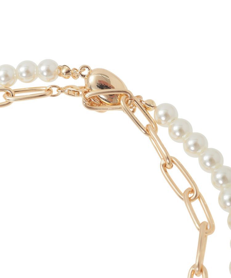 AMERICAN HOLIC「【2点SET】パール＋チェーンネックレス」|ネックレス|