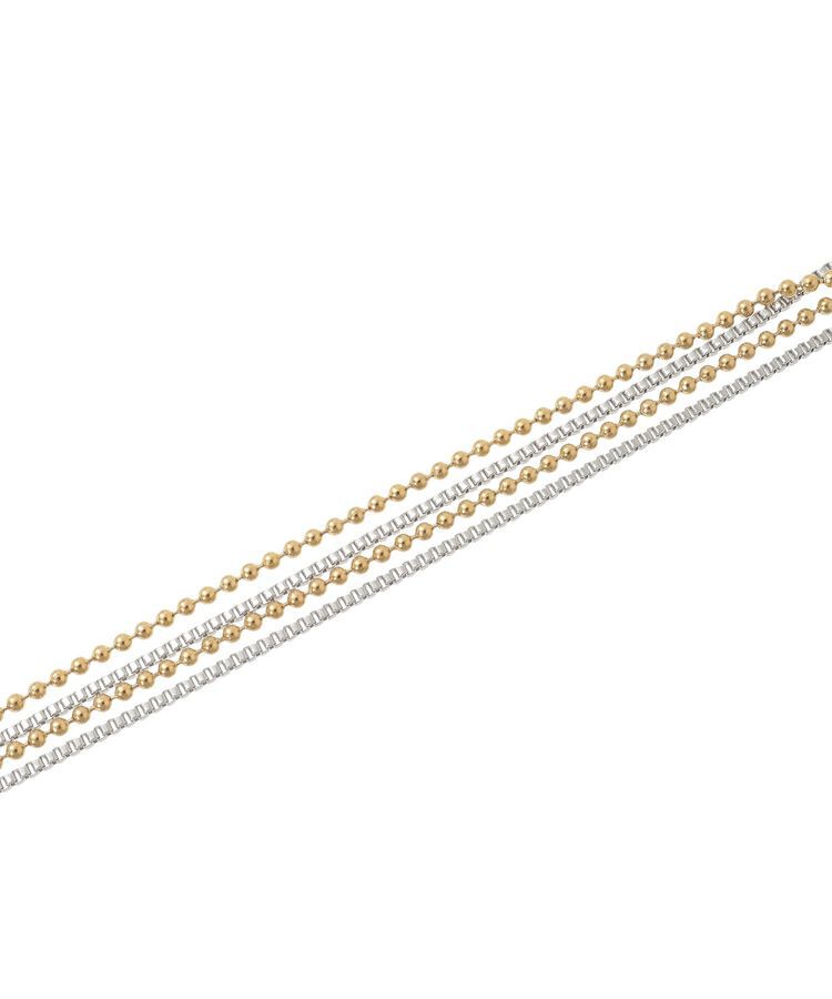 AMERICAN HOLIC「【ステンレス】2ラインネックレス」|ネックレス|