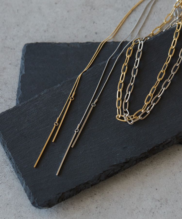 AMERICAN HOLIC「【2WAY】スライドチェーンネックレス」|ネックレス|