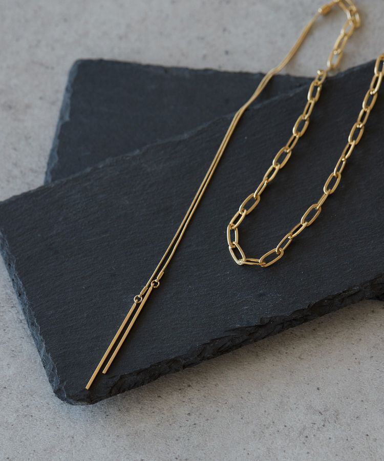 AMERICAN HOLIC「【2WAY】スライドチェーンネックレス」|ネックレス|
