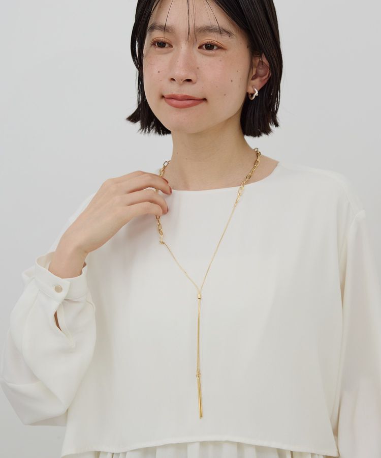 AMERICAN HOLIC「【2WAY】スライドチェーンネックレス」|ネックレス|Gold