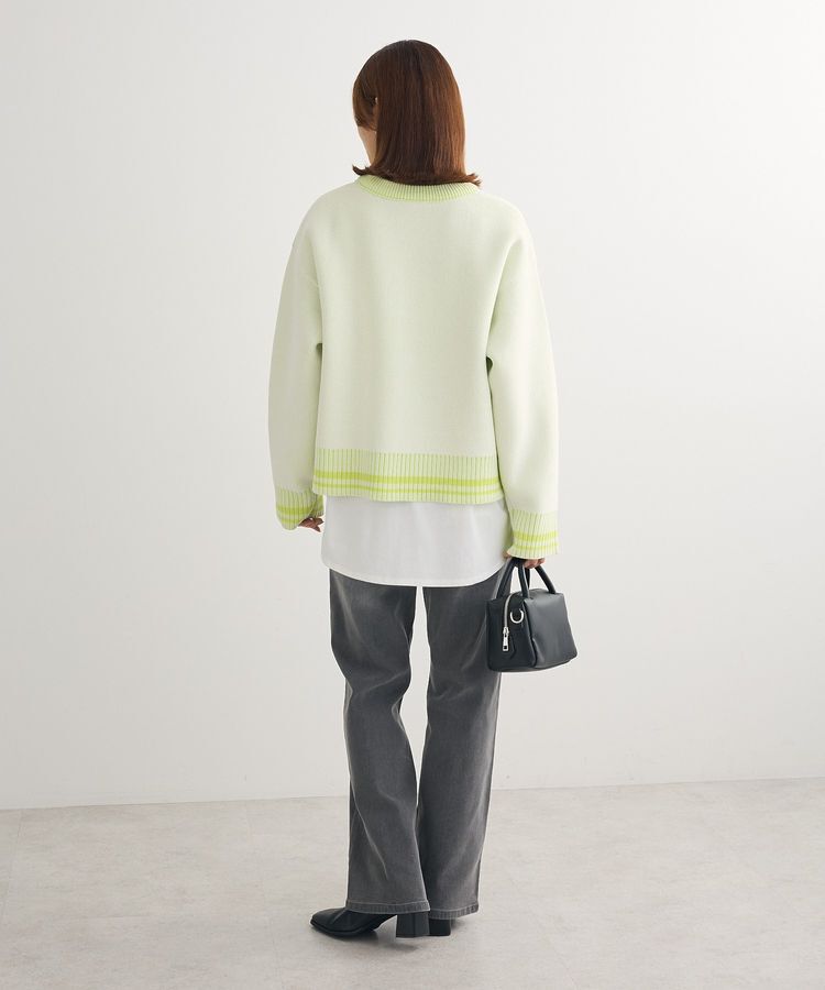 Green Parks「2WAYリバーシブルニットプルオーバー」|ニット・セーター|