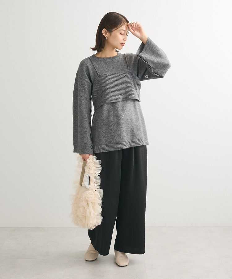 Green Parks「つやサテンパンツ」|その他|