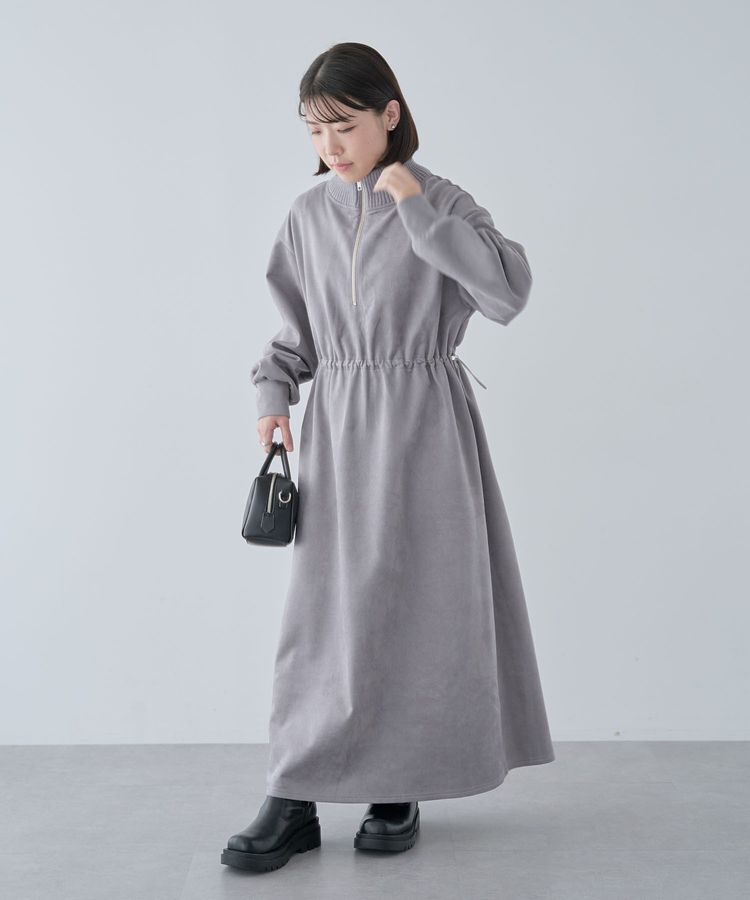 Green Parks「・ELENCARE DUEスエードポンチドロストワンピ」|ワンピース|