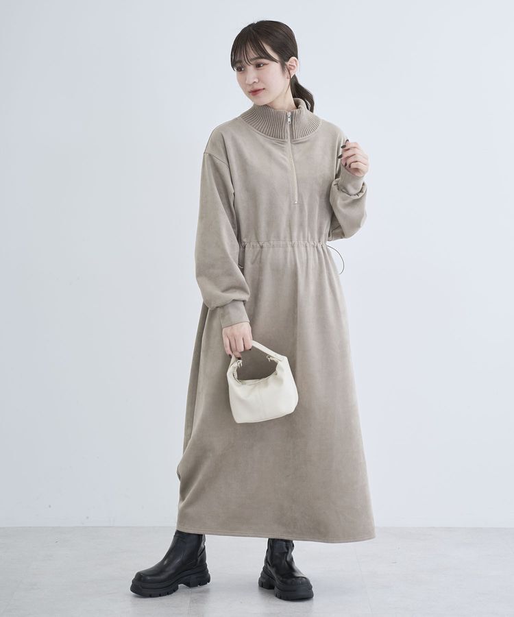 Green Parks「・ELENCARE DUEスエードポンチドロストワンピ」|ワンピース|