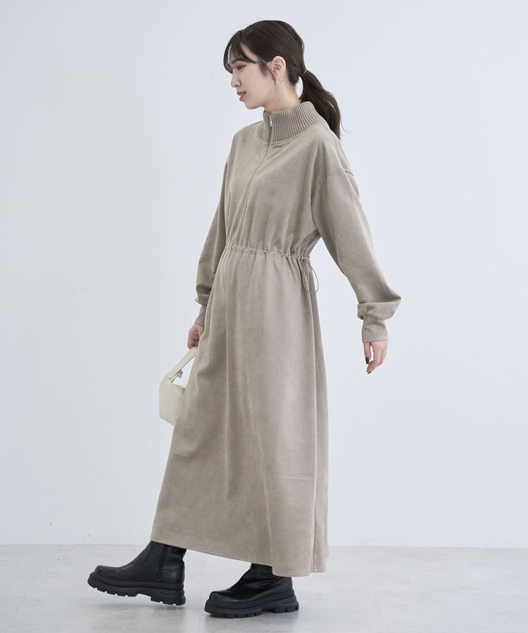 Green Parks「・ELENCARE DUEスエードポンチドロストワンピ」|ワンピース|