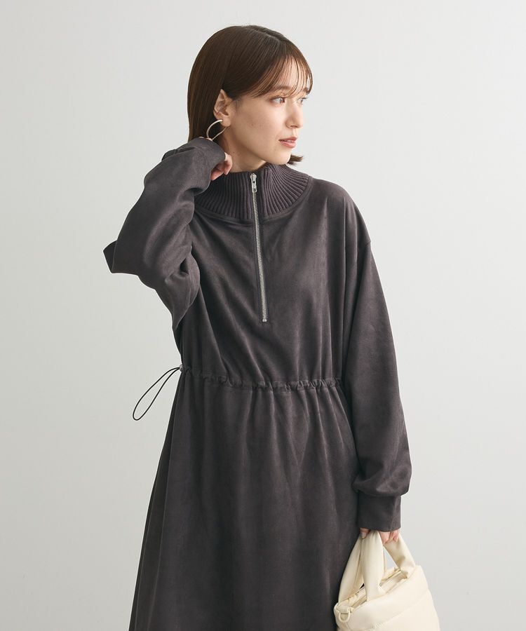 Green Parks「・ELENCARE DUEスエードポンチドロストワンピ」|ワンピース|
