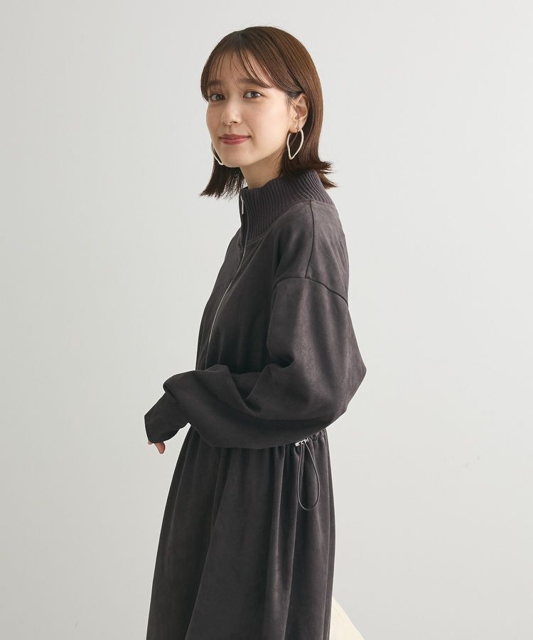 Green Parks「・ELENCARE DUEスエードポンチドロストワンピ」|ワンピース|