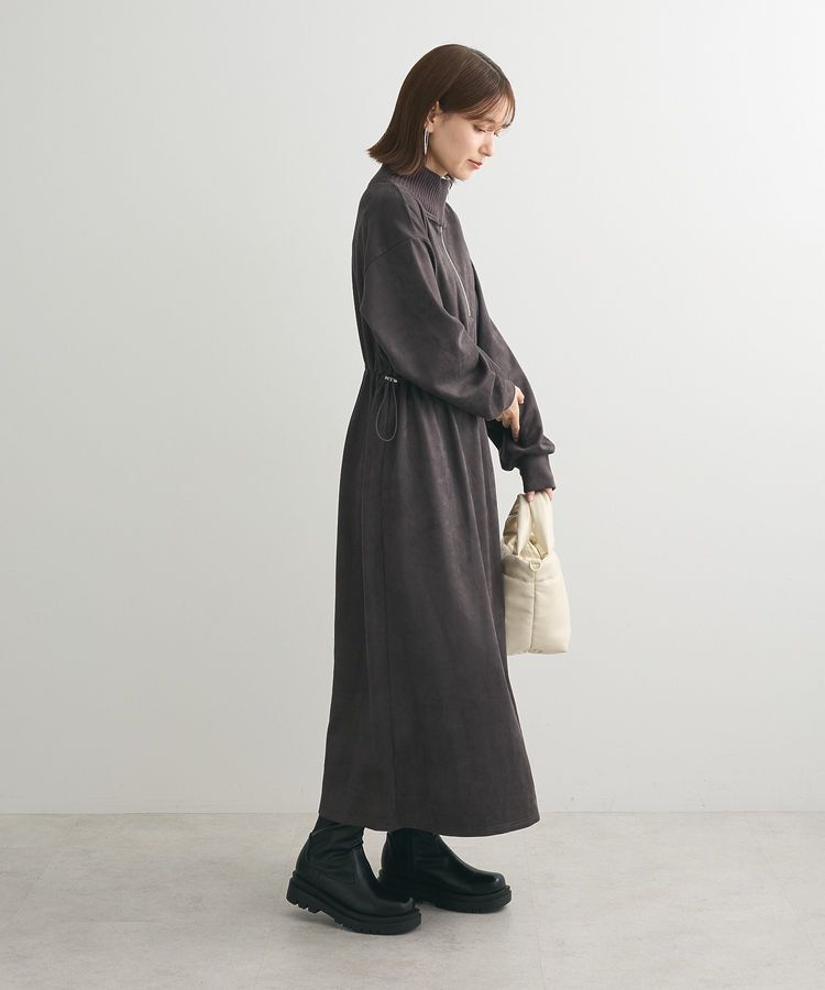 Green Parks「・ELENCARE DUEスエードポンチドロストワンピ」|ワンピース|