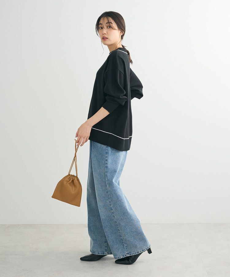 Green Parks「もちやわモックネックニットプルオーバー」|ニット・セーター|