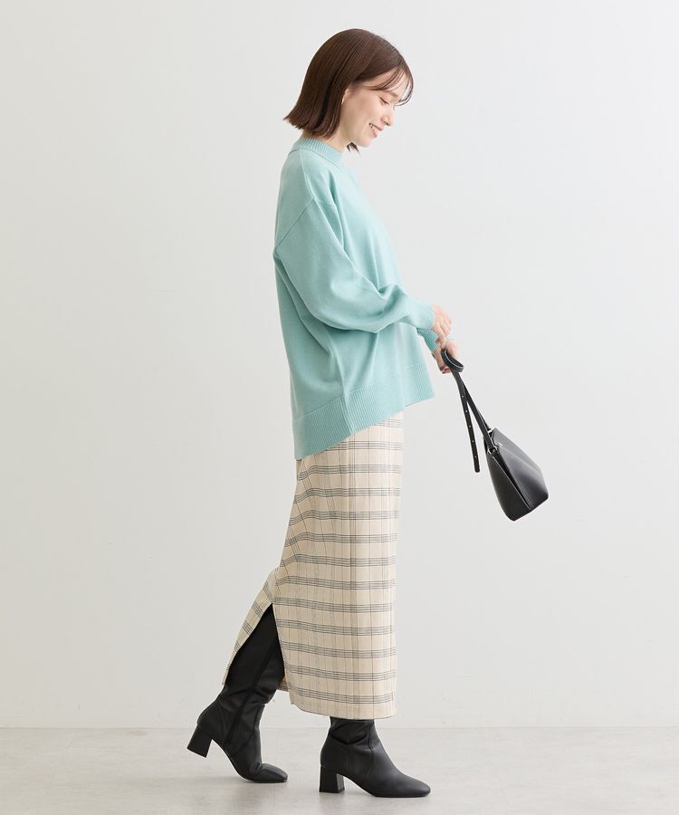 Green Parks「もちやわモックネックニットプルオーバー」|ニット・セーター|