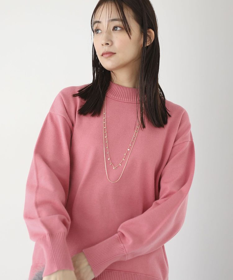 Green Parks「もちやわモックネックニットプルオーバー」|ニット・セーター|