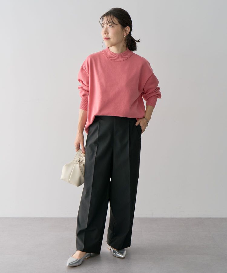 Green Parks「もちやわモックネックニットプルオーバー」|ニット・セーター|