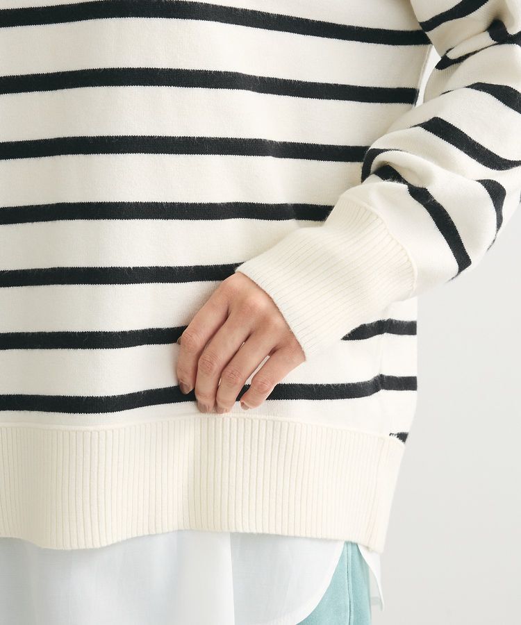 Green Parks「もちやわモックネックニットプルオーバー」|ニット・セーター|