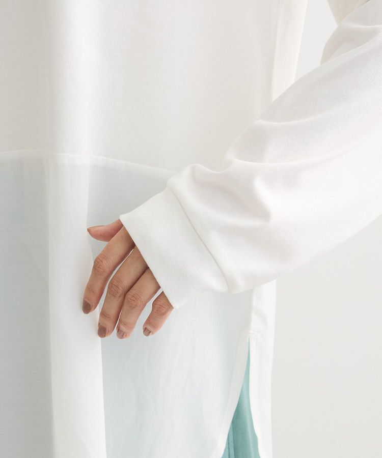 Green Parks「裾ドッキングホワイトインナー」|インナー|