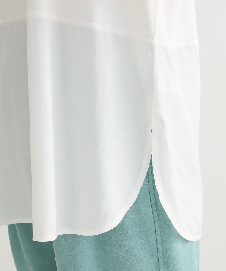 Green Parks「裾ドッキングホワイトインナー」|インナー|