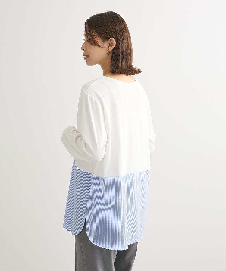 Green Parks「裾ドッキングホワイトインナー」|インナー|