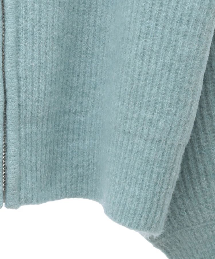 Green Parks「Zip付きコンパクトニットカーディガン」|カーディガン|