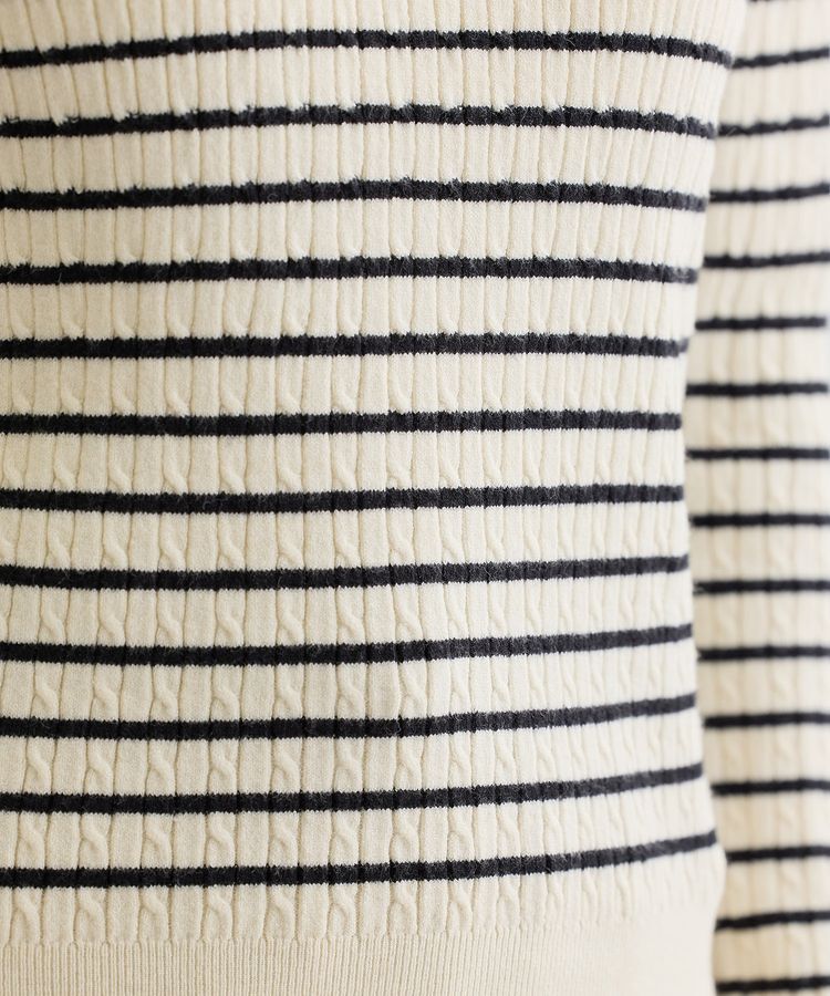 Green Parks「プチケーブルクルーネックニットプルオーバー」|ニット・セーター|