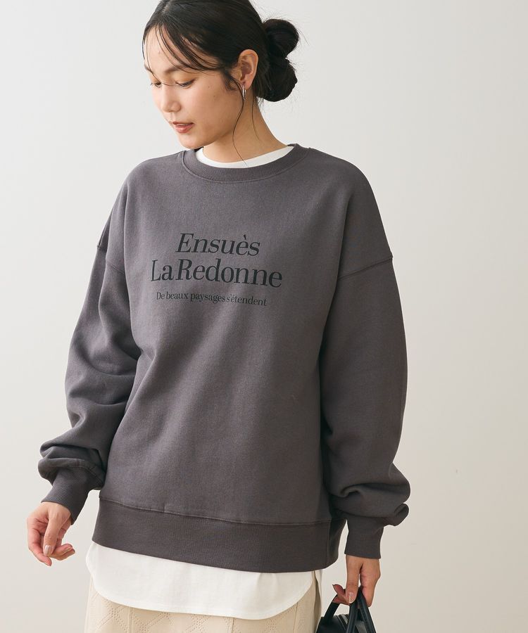 Green Parks「裏起毛アソートロゴプルオーバー」|スウェット・ジャージ|Charcoal Gray