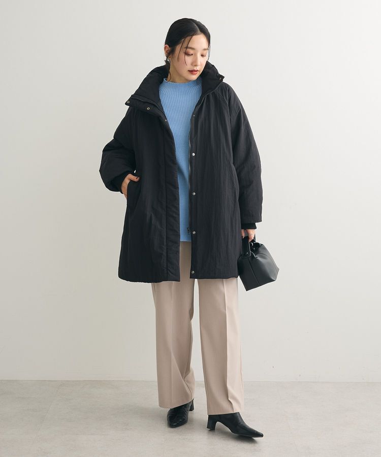 Green Parks「洗えるボトルネックリブニットプルオーバー」|ニット・セーター|