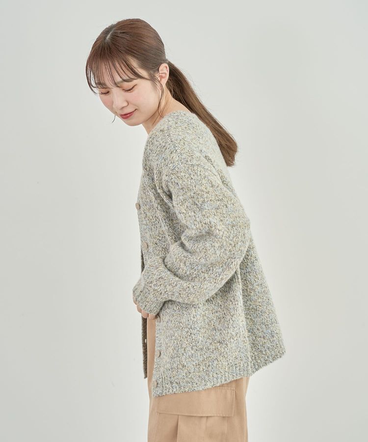 Green Parks「2WAYメランジMIXニットプルオーバー」|ニット・セーター|