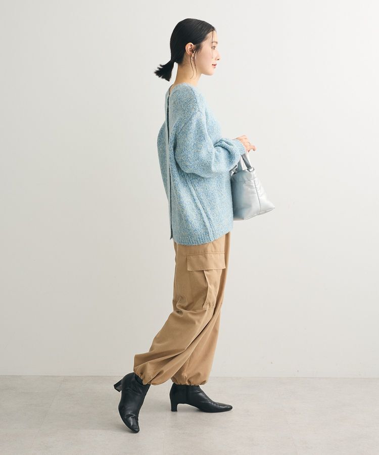 Green Parks「2WAYメランジMIXニットプルオーバー」|ニット・セーター|