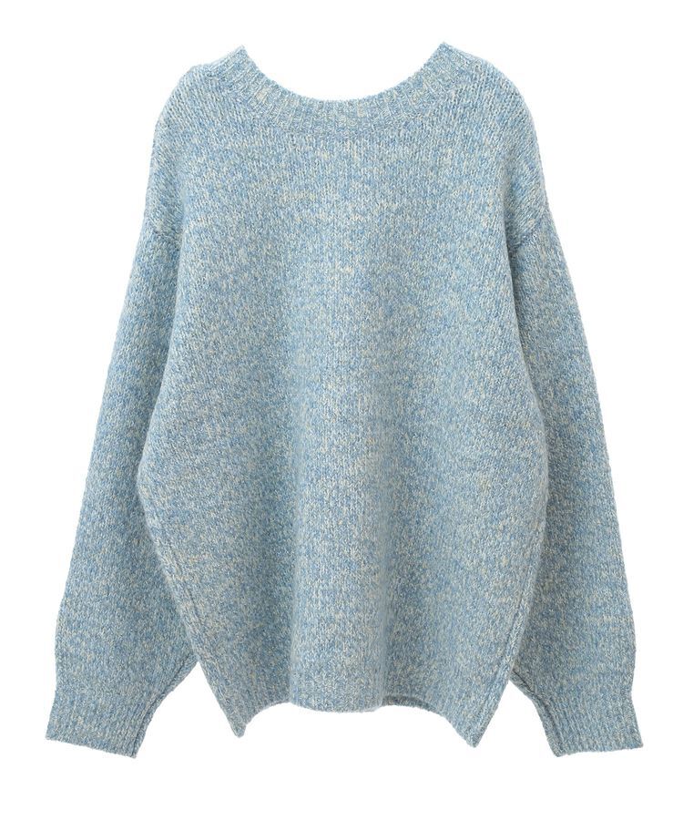 Green Parks「2WAYメランジMIXニットプルオーバー」|ニット・セーター|