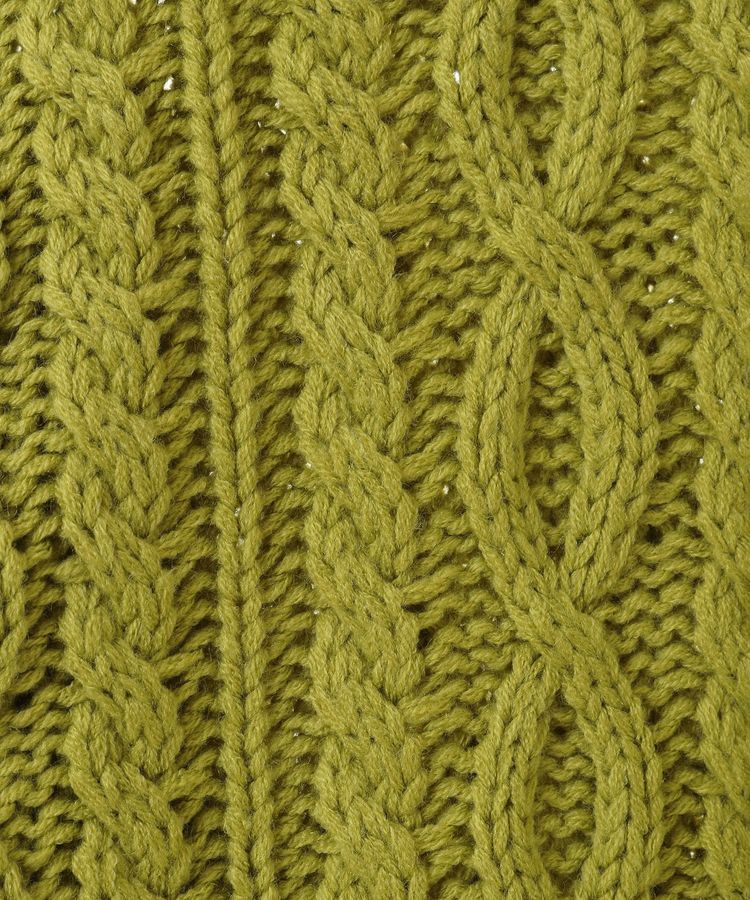 Green Parks「変形ケーブルニットプルオーバー」|ニット・セーター|