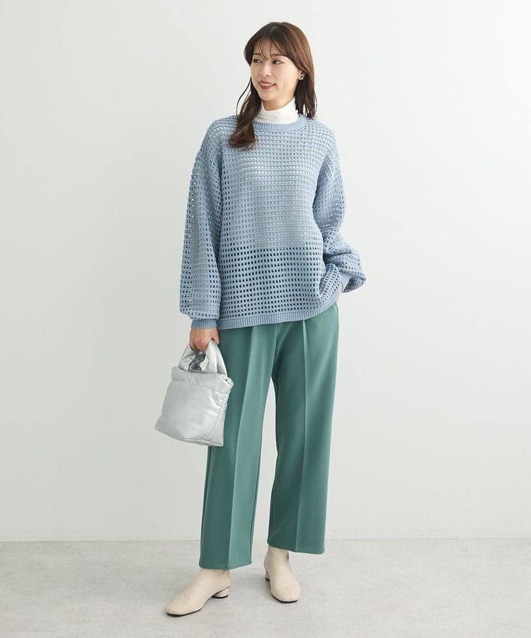 Green Parks「メッシュニットチュニック」|ニット・セーター|