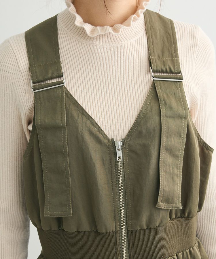 Green Parks「・SUGAR SPOON MA-1ジャンスカ」|ジャンパースカート|