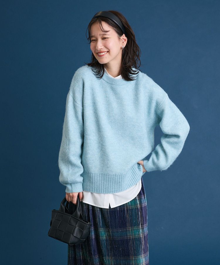 Green Parks「fuwaっと袖パフニットプルオーバー」|ニット・セーター|