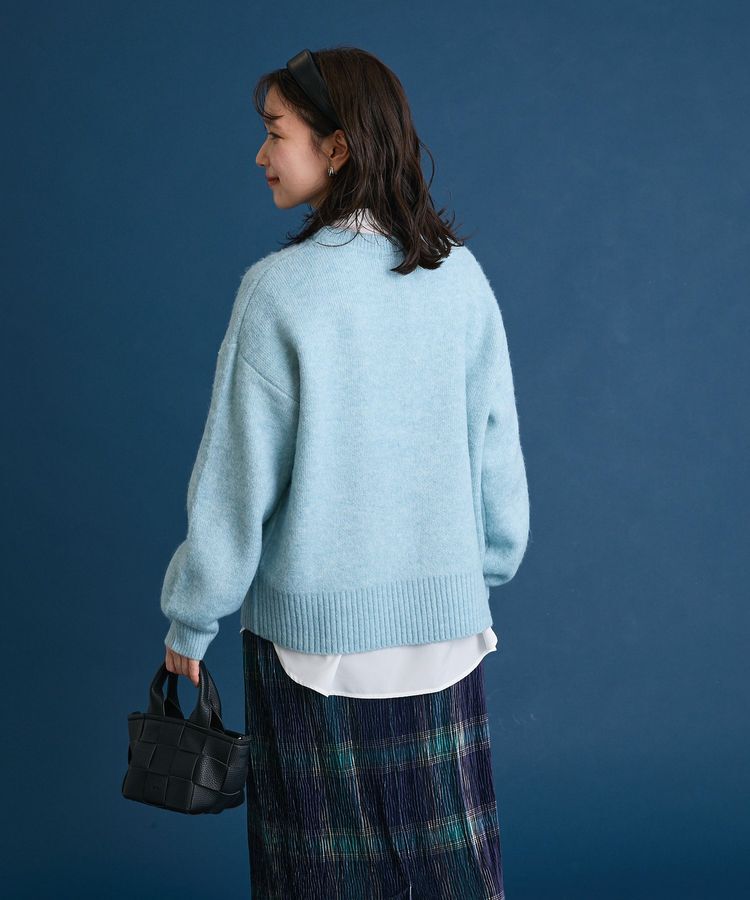 Green Parks「fuwaっと袖パフニットプルオーバー」|ニット・セーター|