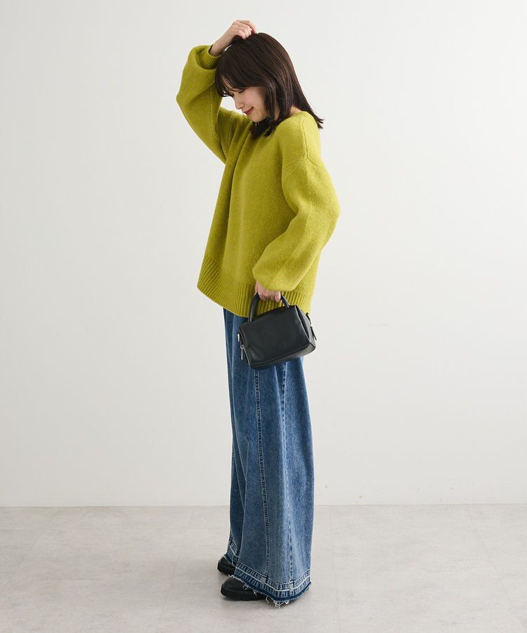 Green Parks「fuwaっと袖パフニットプルオーバー」|ニット・セーター|