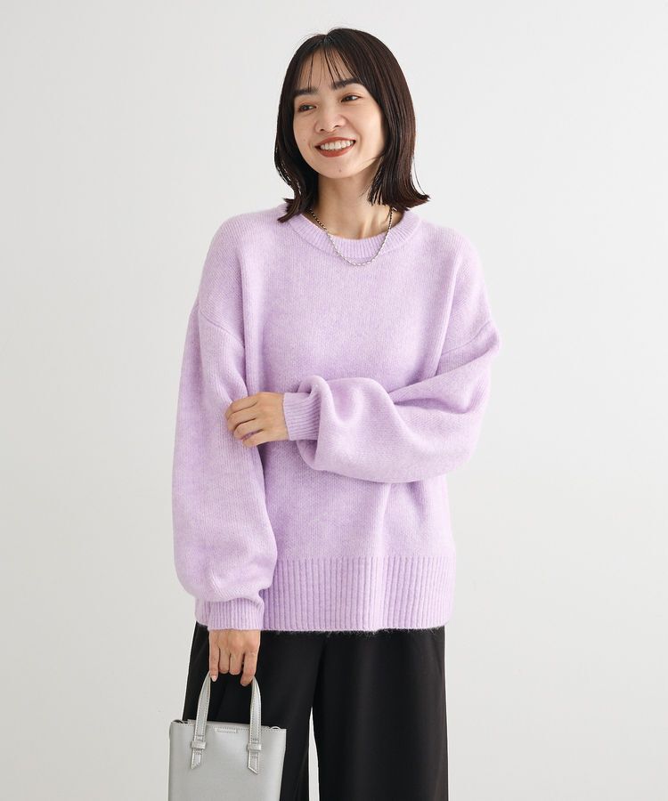Green Parks「fuwaっと袖パフニットプルオーバー」|ニット・セーター|