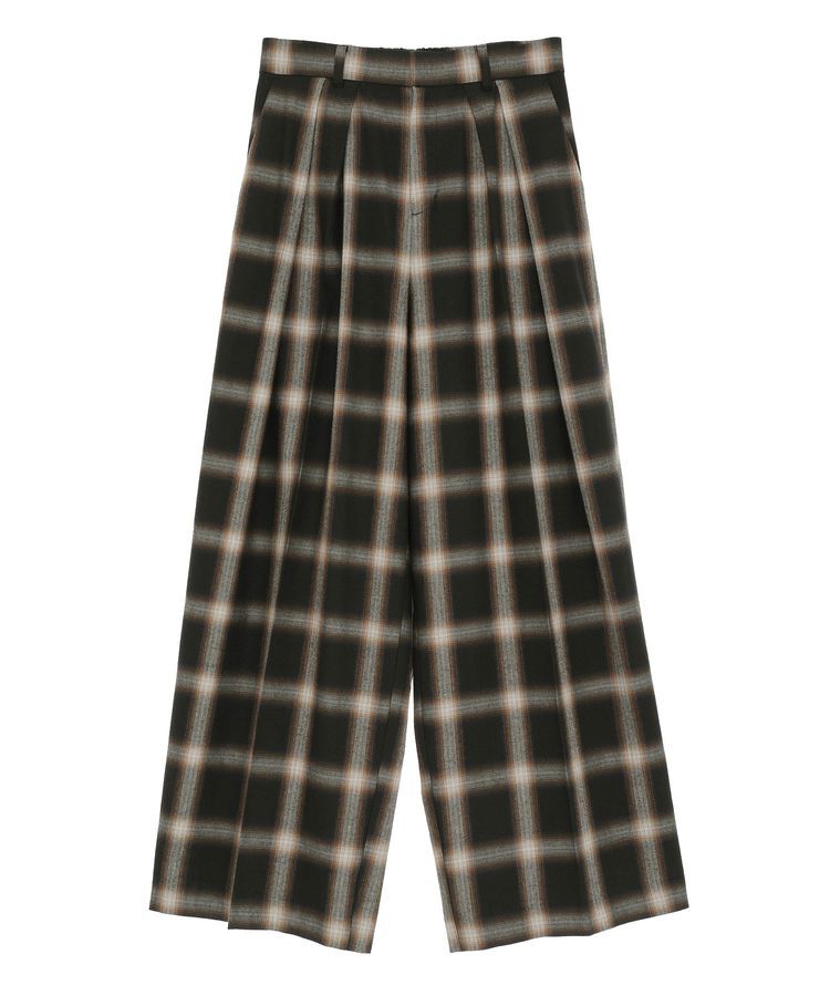 GARAGE OF GOOD CLOTHING「【日本製】オンブレチェック２タックワイドパンツ」|その他|