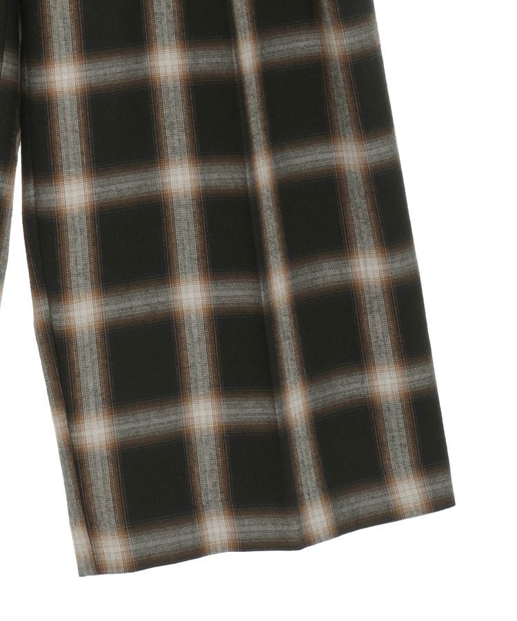 GARAGE OF GOOD CLOTHING「【日本製】オンブレチェック２タックワイドパンツ」|その他|