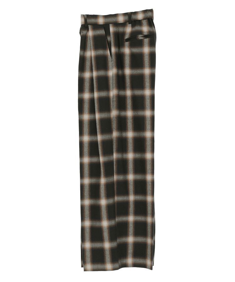 GARAGE OF GOOD CLOTHING「【日本製】オンブレチェック２タックワイドパンツ」|その他|