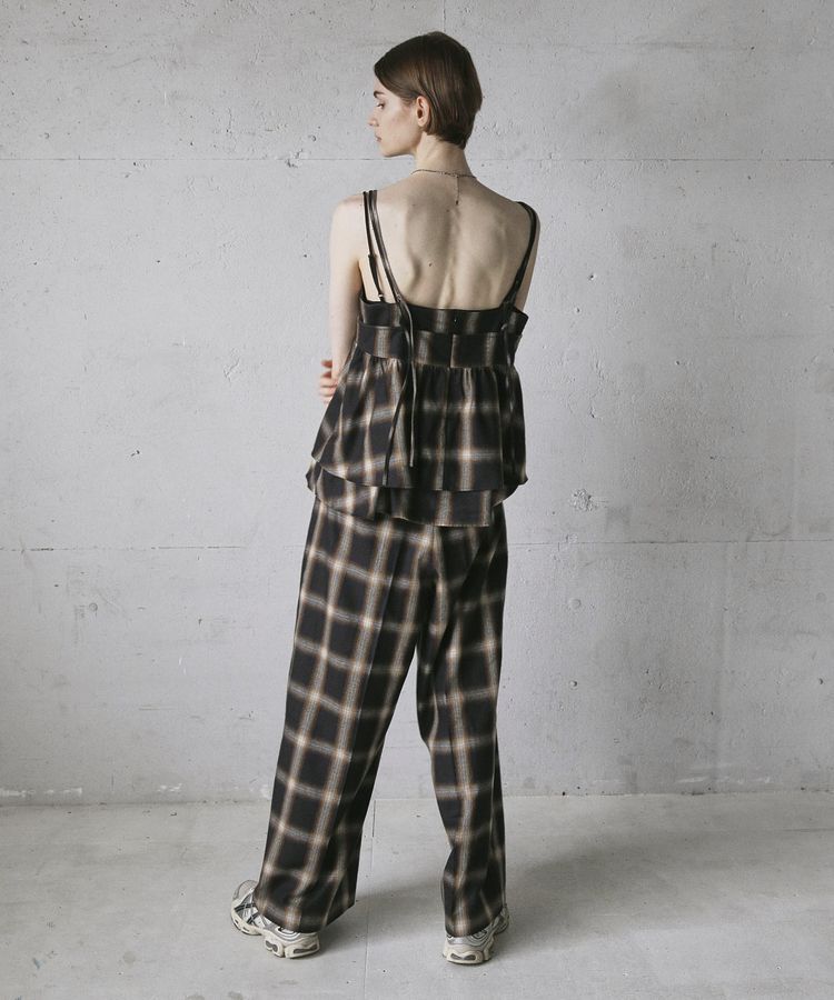 GARAGE OF GOOD CLOTHING「【日本製】オンブレチェック２タックワイドパンツ」|その他|