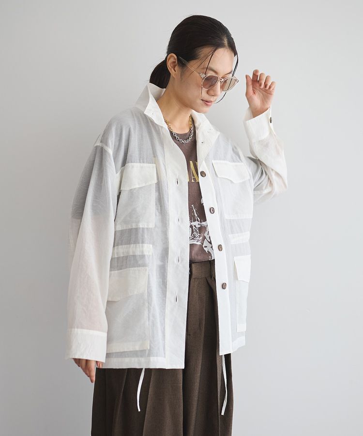 GARAGE OF GOOD CLOTHING「シアーミリタリージャケット」|その他|White