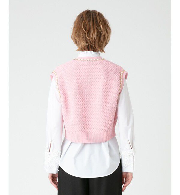 LOULOU WILLOUGHBY「【LOULOU WILLOUGHBY】チェーントリムミニベスト」|ベスト・ジレ|