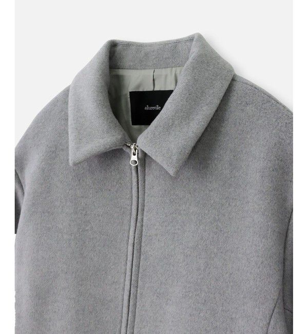 allureville「ジーロンラムステンカラーブルゾン」|ブルゾン・スタジャン|