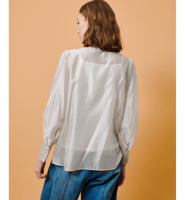 allureville「オーガンザボウブラウス」|シャツ・ブラウス|