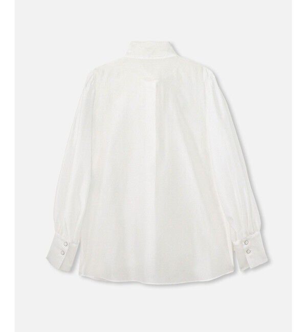 allureville「オーガンザボウブラウス」|シャツ・ブラウス|